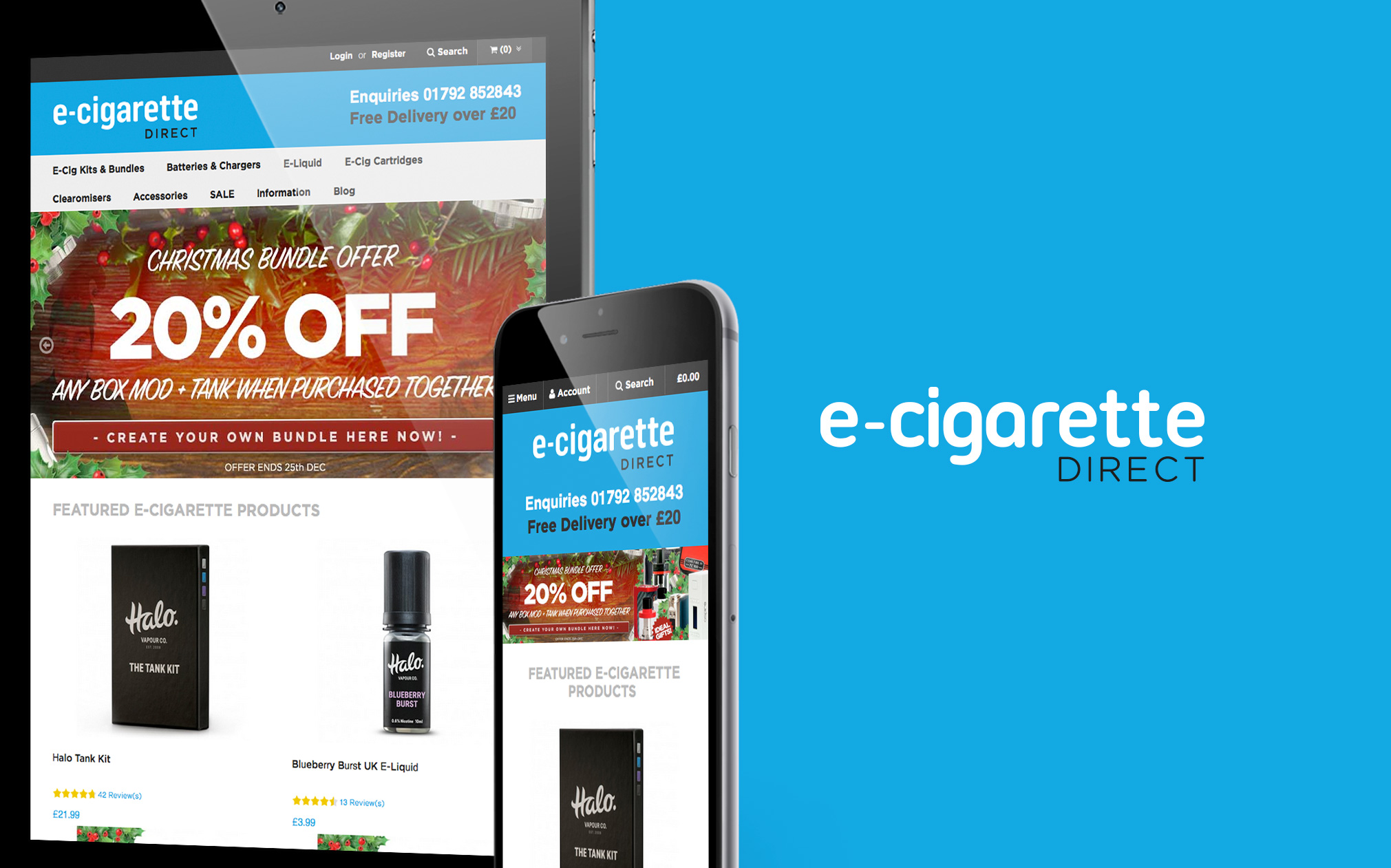 E Cigarette Direct E commerce Web Design SEO Brave Agency