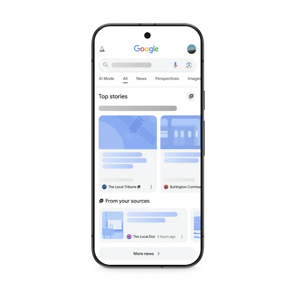 google preferred sources
